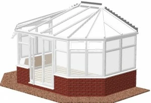 Gullwing Lean-to conservatory