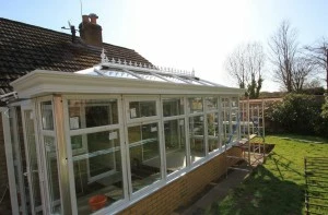 Orangery facia installed