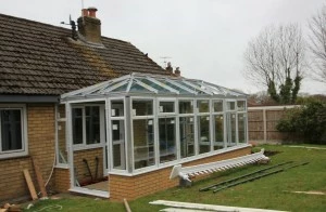 Orangery roof glazing installed