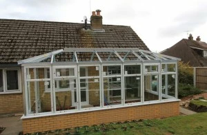 Orangery roof structure installed